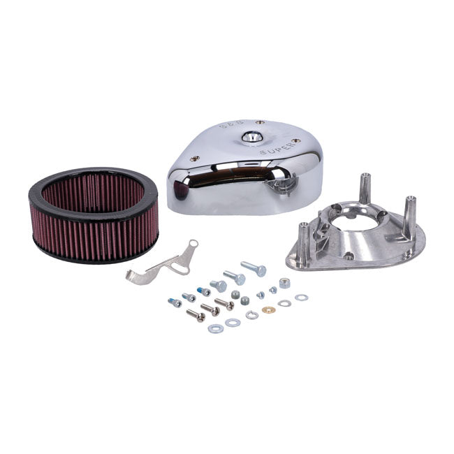Teardrop Air Cleaner Assembly. Chrome – 1966–1984 Big Twin; 1957–1985 XL…