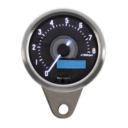 Daytona Velona 60mm Tachometer 8000RPM, Polished Stainless