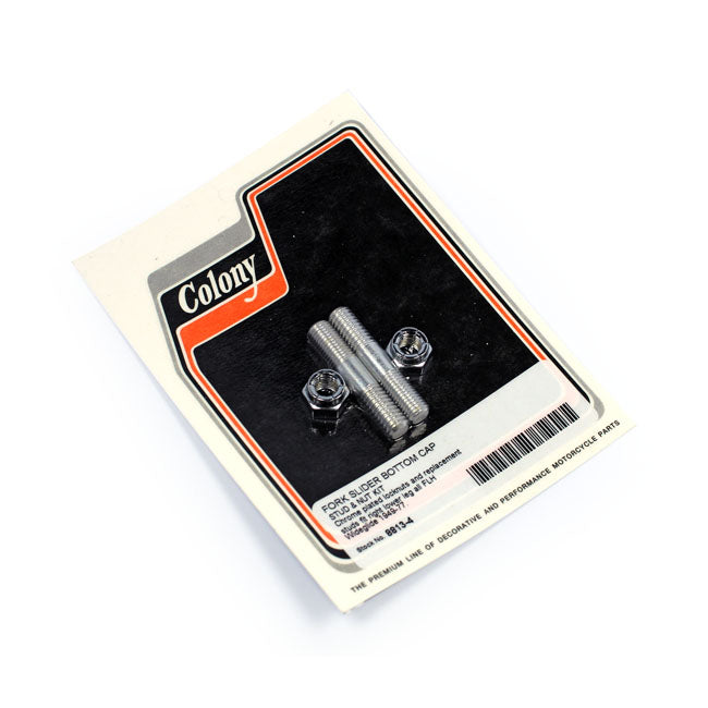 Colony Fork Axle Cap Stud Set. Hex – 49-E77 FL