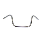 MCS Apehanger Handlebar, 10" Rise, 1" Chrome – Pre-81 H-D with 1" I.D. Risers