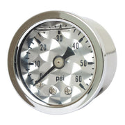 Marshall Oil Pressure Gauge, 0-60 PSI. Stainless Housing