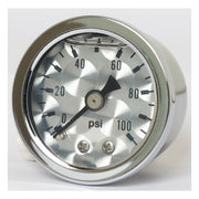 Marshall Oil Pressure Gauge, 0-100 PSI. Stainless Housing