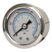 Marshall Oil Pressure Gauge, 0-100 PSI. Stainless Housing