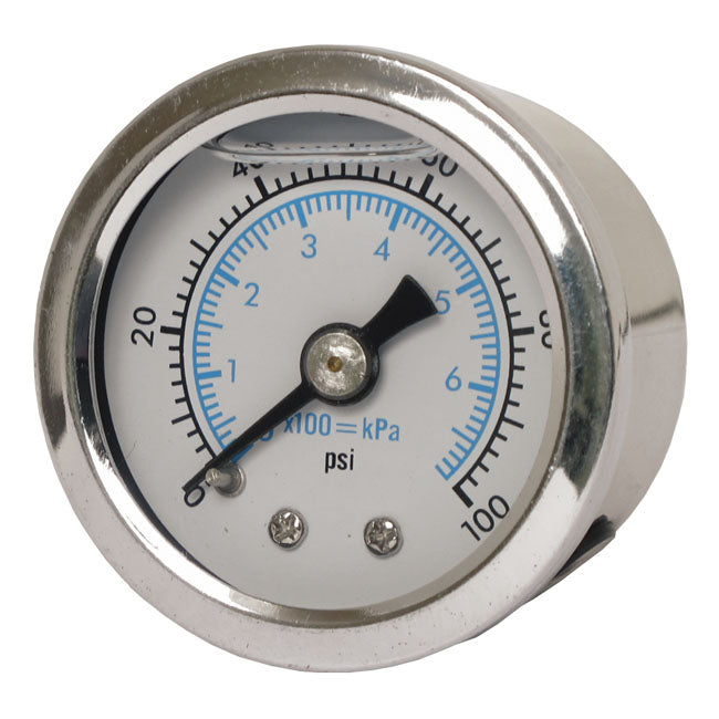 Marshall Oil Pressure Gauge, 0-100 PSI. Stainless Housing
