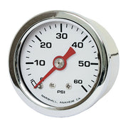 Marshall Oil Pressure Gauge, 0-60 PSI. Stainless Housing