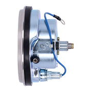 MCS FL Speedometer, ''46-47 Face'', Silver/Black. 1:1 Mph