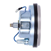 MCS FL Speedometer, ''46-47 Face'', Silver/Black. 1:1 Mph