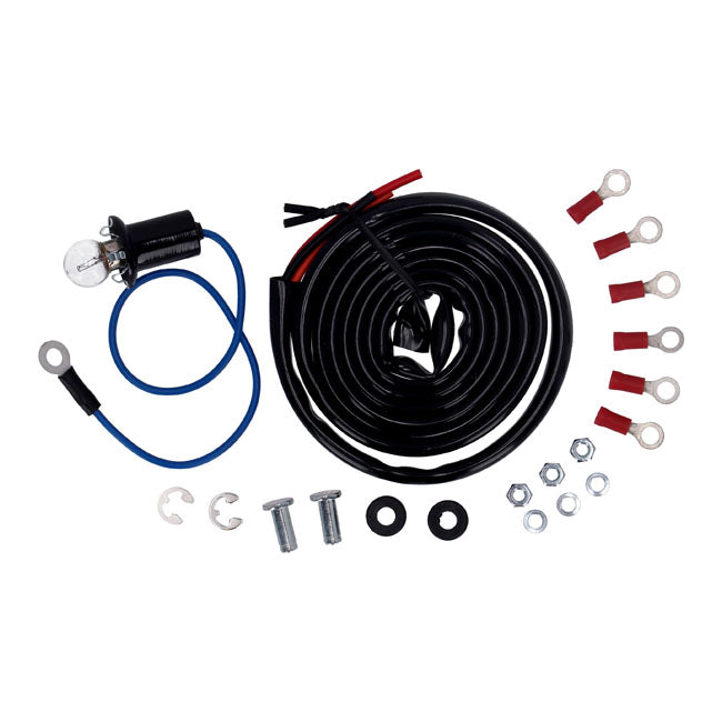 MCS FL Speedo/Tachometer, ''73-84 Face'', Black. 2:1 Kmh