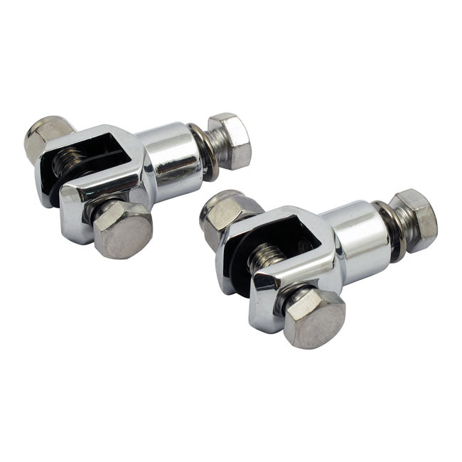 MCS Passenger Foot Peg Stud Assembly. 3/8". Chrome – Universal