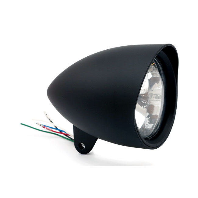 MCS Smoothie 4-1/2" Headlamp with Round Visor. Black