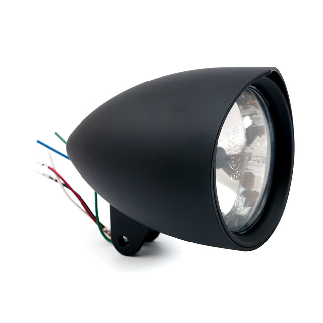 MCS Smoothie 4-1/2" Headlamp with Peak Visor. Black
