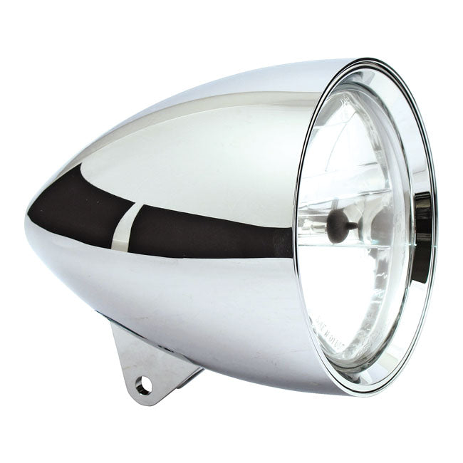 Motorcycle Storehouse Smoothie 5-3/4" Headlamp W/O Visor, Chr