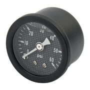 Marshall Oil Pressure Gauge, 0-60 PSI. Black Housing