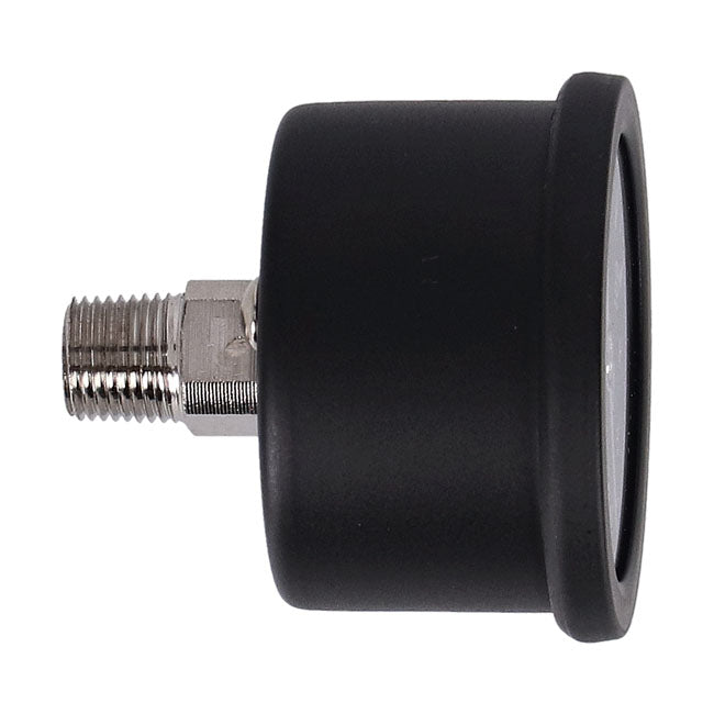Marshall Oil Pressure Gauge, 0-100 PSI. Black Housing