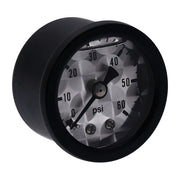 Marshall Oil Pressure Gauge, 0-60 PSI. Black Housing