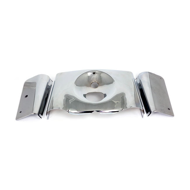 MCS Fork Panel Kit 3-Piece. Smooth. Chrome – 1986–2017 FLST/C; FLSTF/B/BS; FLS/S…