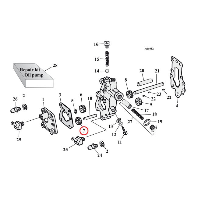 Jims Idle Oil Pumps Gears – L1962–1999 Big Twin