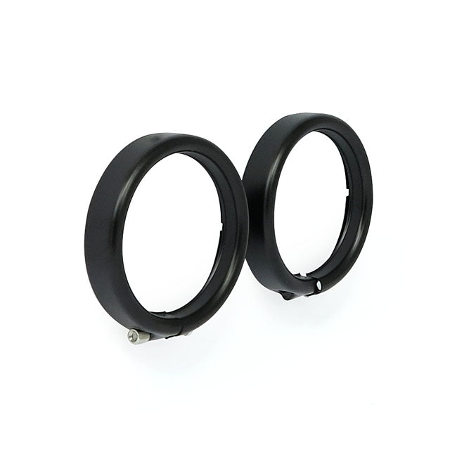 MCS Recessed Trim Rings. Turn Signals. Black – Front & Rear on: 2014–2022 FLHR…