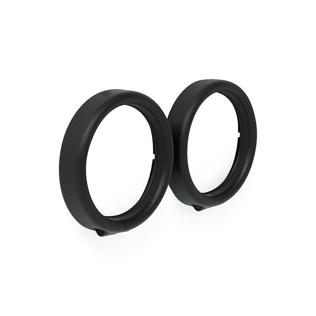 MCS Recessed Trim Rings. Turn Signals. Black Wrinkle – Front & Rear on: 2014–2022 FLHR…