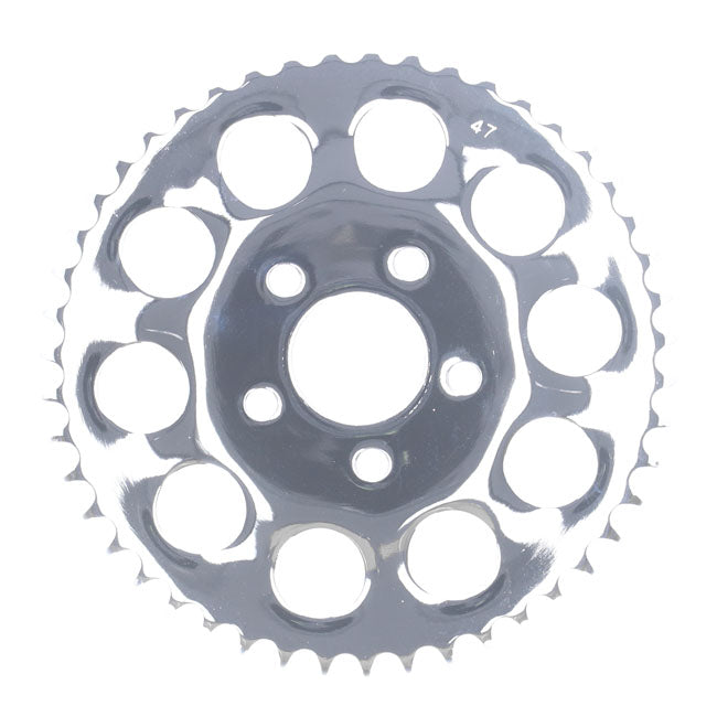 MCS Rear Sprocket, Chrome. 47T – 1982–1985 XL Sportster