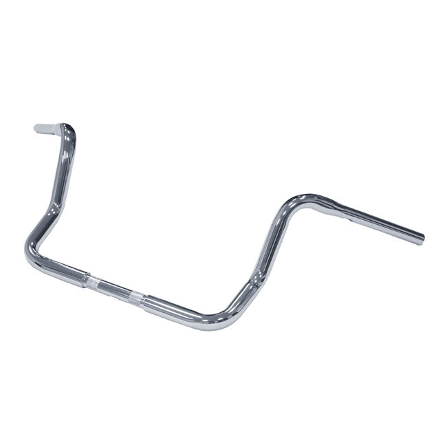 MCS 1-1/4" Dresser Apehanger, 11" Rise, Chrome – 1982–2024 FLH/T; 2008–2023 FLHX with…