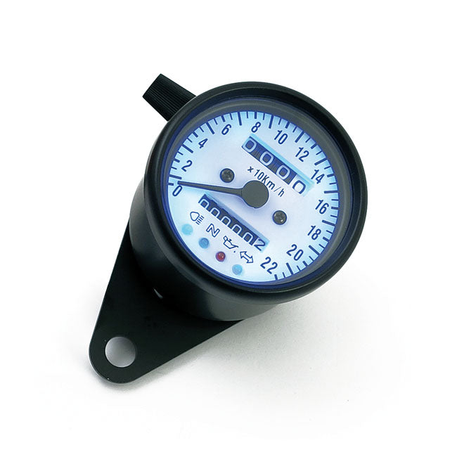 MCS LED Mini Speedo 2:1 Kmh. Black with White Face Plate – Most Models with Front Wheel Drive; Some…
