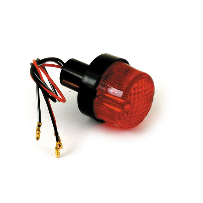 MCS Retro Taillight. No License Plate Light. Black – Universal
