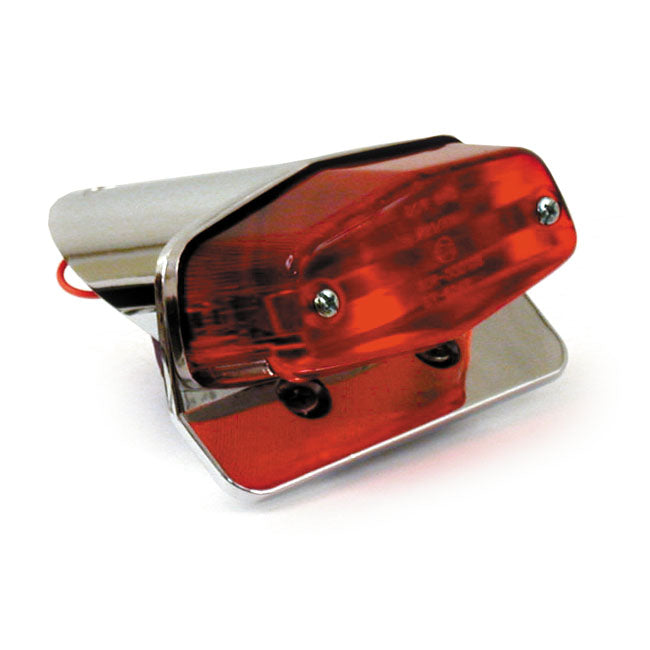 MCS Custom Lucas Taillight Assembly. with Bracket. Chrome – Universal