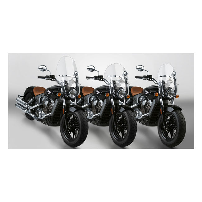 National Cycle NC Low Boy Heavy Duty™ Windshield - Light Gray – Use 509570/35mm; 500294/39mm…