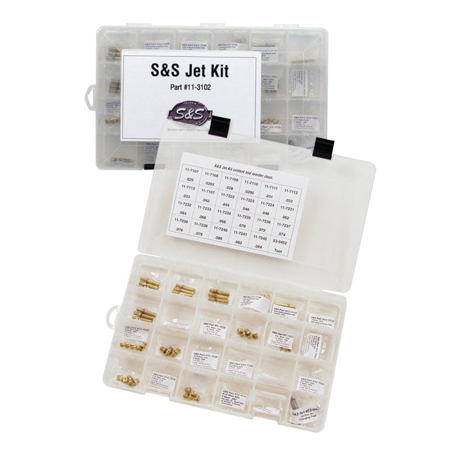 Carburetor Jet Kit. Assortment Box – S&S Super B; D; E and G Carburetor