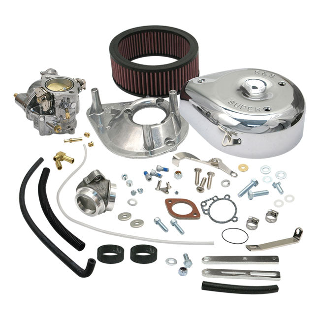 S&S Super E Carburetor Kit – L1978–1984 Shovel with Band Type Heads