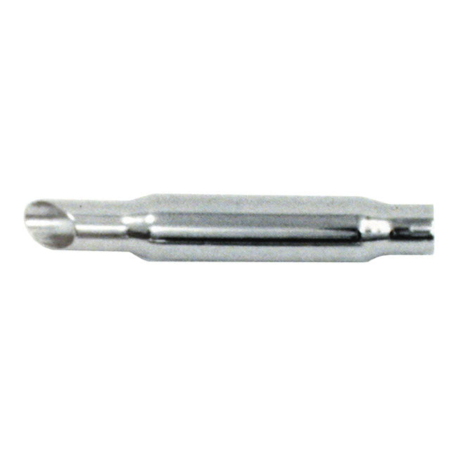 Paughco Shorty Slash Cut Universal Muffler. 17" Long