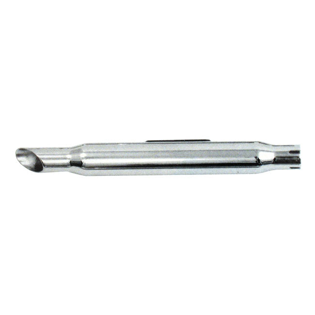 Paughco Shorty Slash Cut Universal Muffler. 22" Long