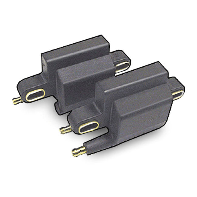 Dynatek Dyna Miniature Coil. Single Tower, 12V, 3 Ohm – 1965–1999 Big Twin; 1965–2003 XL…