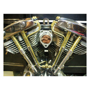Paughco ''Old STF'' Dual Rocker Box Oil Lines. Brass – 1966–1984 Shovelhead