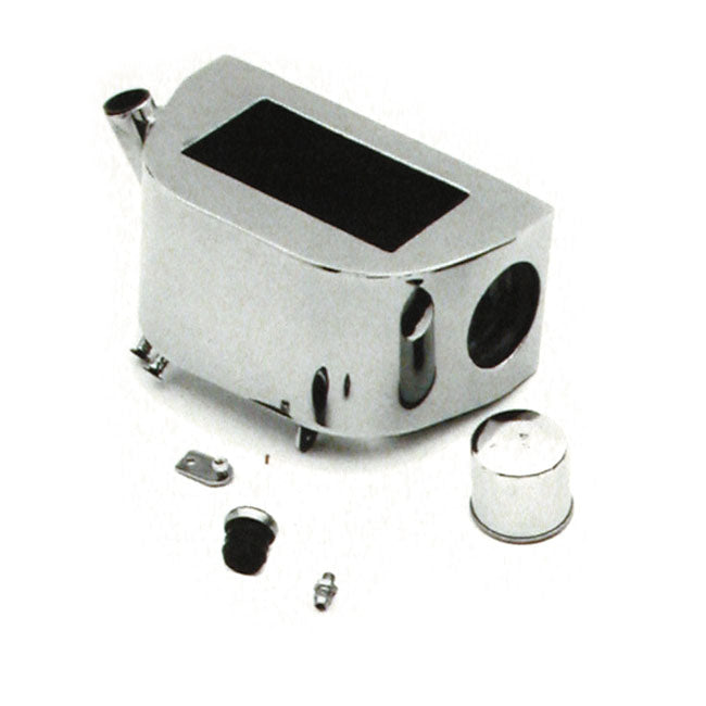 Paughco Wrap Around Oil Tank + Filter for 65-86 4-Sp Big Twin E-Start FXe Battery