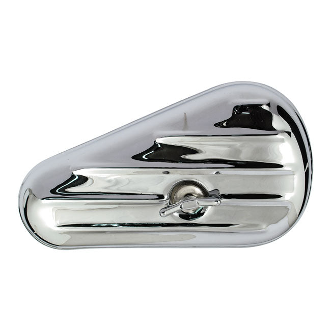 Paughco Early Style Tool Box Ribbed. Chrome