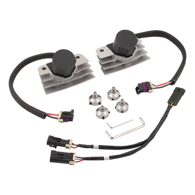 Accel Stealth Cop super coil kit short. Plain 99-08 FLT/Touring