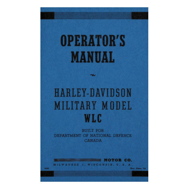 Samwel Operator''S Manual 42-43 45 inch WLC – 1942–1943 WLC