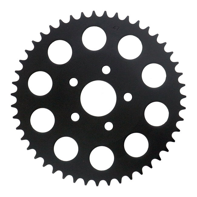 MCS Rear Sprocket, Black. 47T – 1982–1985 XL Sportster