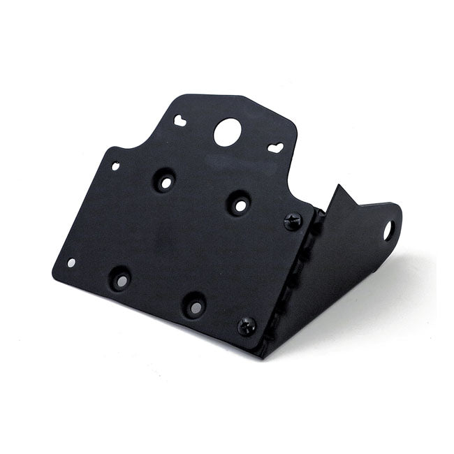 MCS Side Mount License Plate Bracket. Black – Universal