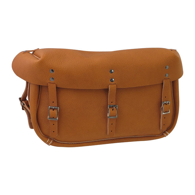 Samwel 1942 XA Leather Saddlebag Set. Brown – 1942 XA H-D