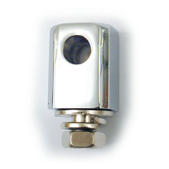 MCS Bates Style Headlamp Mount Block. Chrome – Universal