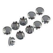MCS Lowrider Dash Plugs, Small. Chrome – 1977–1985 FX