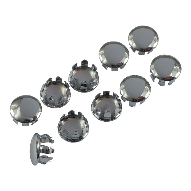 MCS Lowrider Dash Plugs, Small. Chrome – 1977–1985 FX