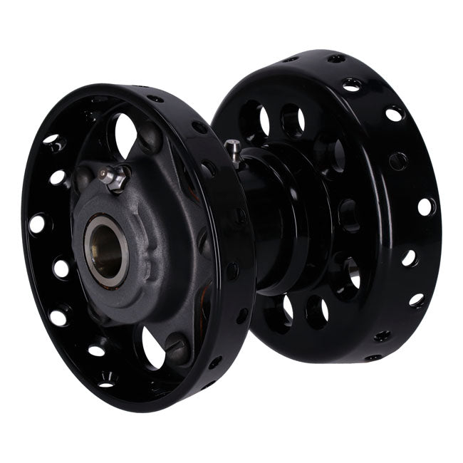 V-TWIN Mfg Custom Star Hub, for OEM Axle. Black with Chrome Star – OEM 43540-36 – Rear: 1937–1952 WL/A Front & Rear:…