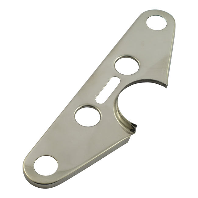 MCS Top Triple Tree Cover, Stainless. 3.5" Spacing – 1960–1984 FL Big Twin Models with 3-1/2"…