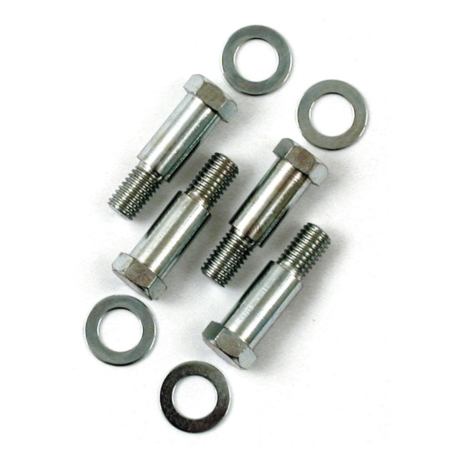 Motorcycle Storehouse Shock Mounting Kit, Zinc Plated for 84-99 Softail