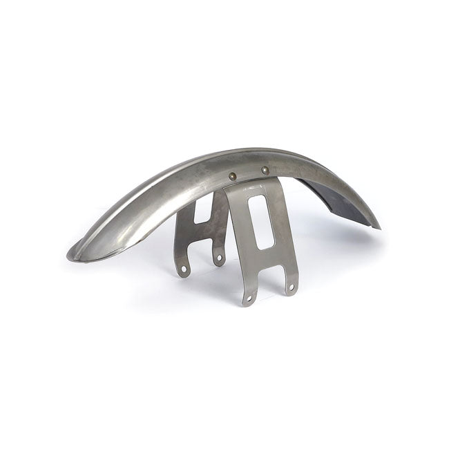 MCS 49-84 FL Custom Narrow Front Fender. Raw Steel, Ribbed – 1949–1984 FL; FLH with Narrow 19" or 21"…