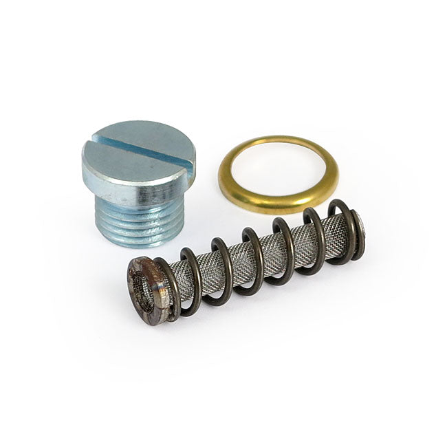 MCS Oil Screen Kit, Crankcase. L66-69 B.T – 1966–1969 Big Twin